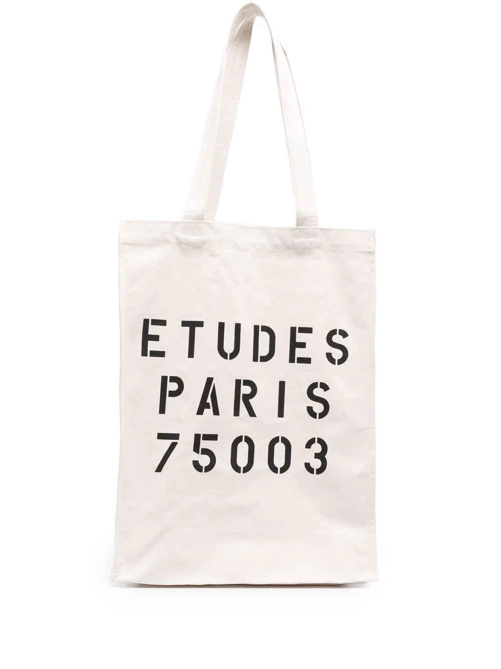 Stencil print organic cotton tote - 1