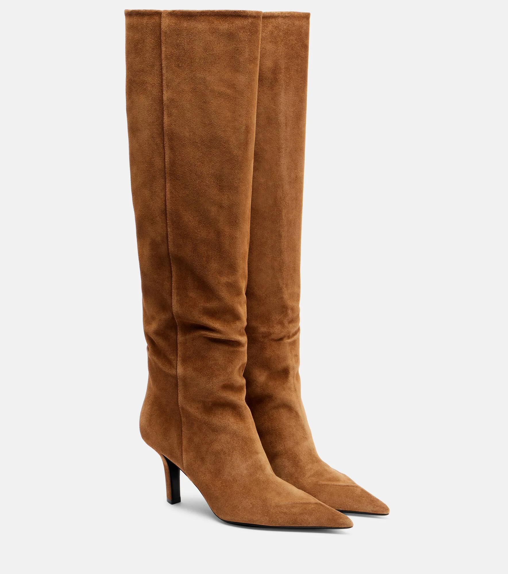 Christine 80 suede knee-high boots - 1