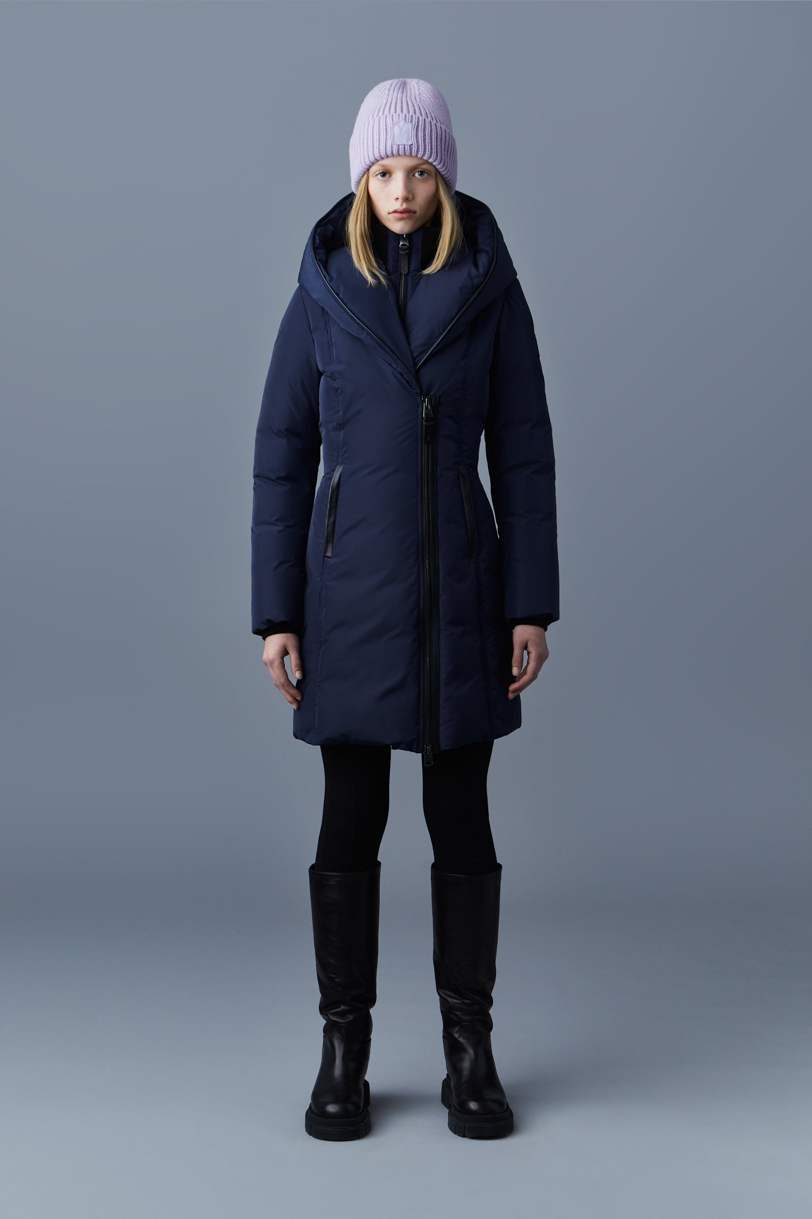 KAY Down coat with Signature Mackage Collar - 2