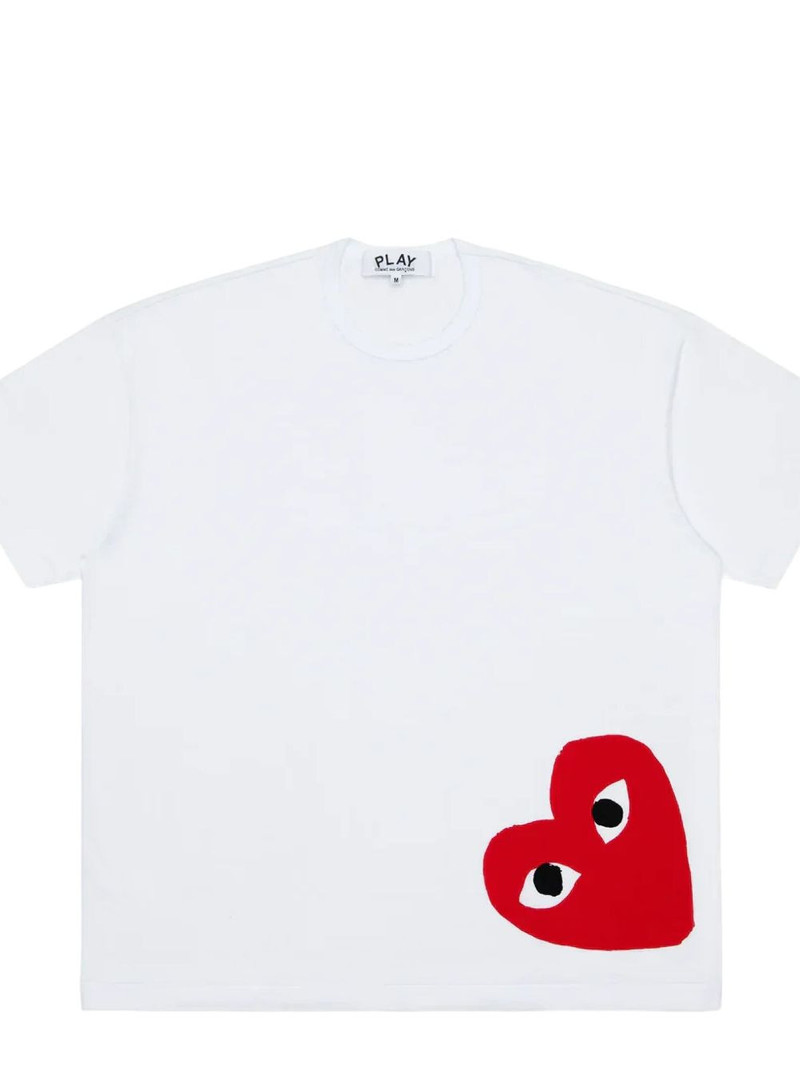 Comme des Garçons PLAY logo heart-detail T-shirt outlook