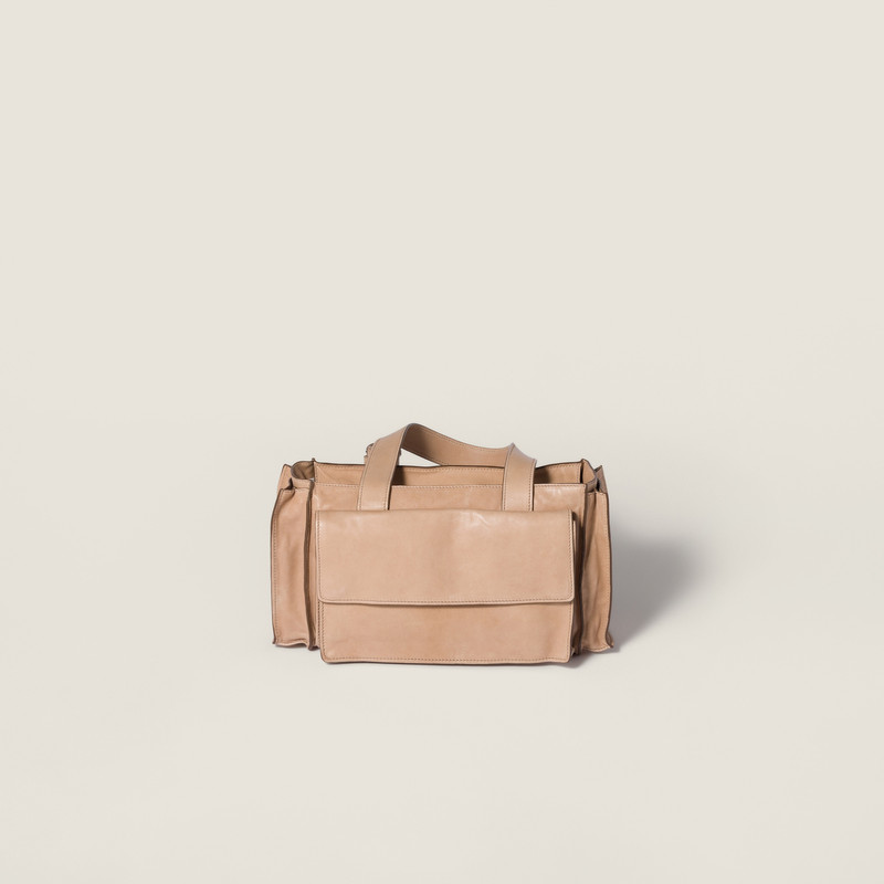 Utilitaire nappa leather shopping bag 4