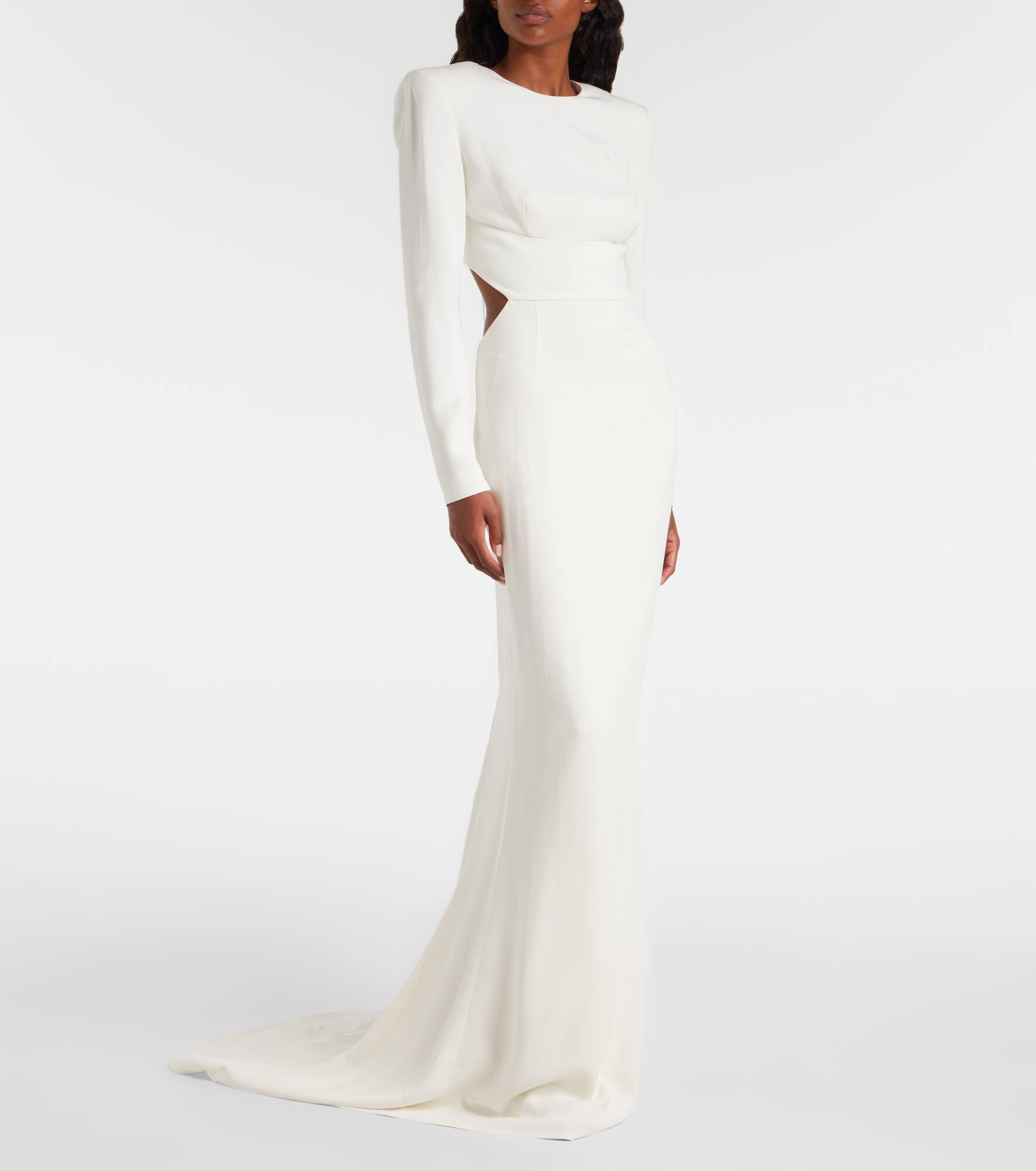 Bridal crêpe gown - 2