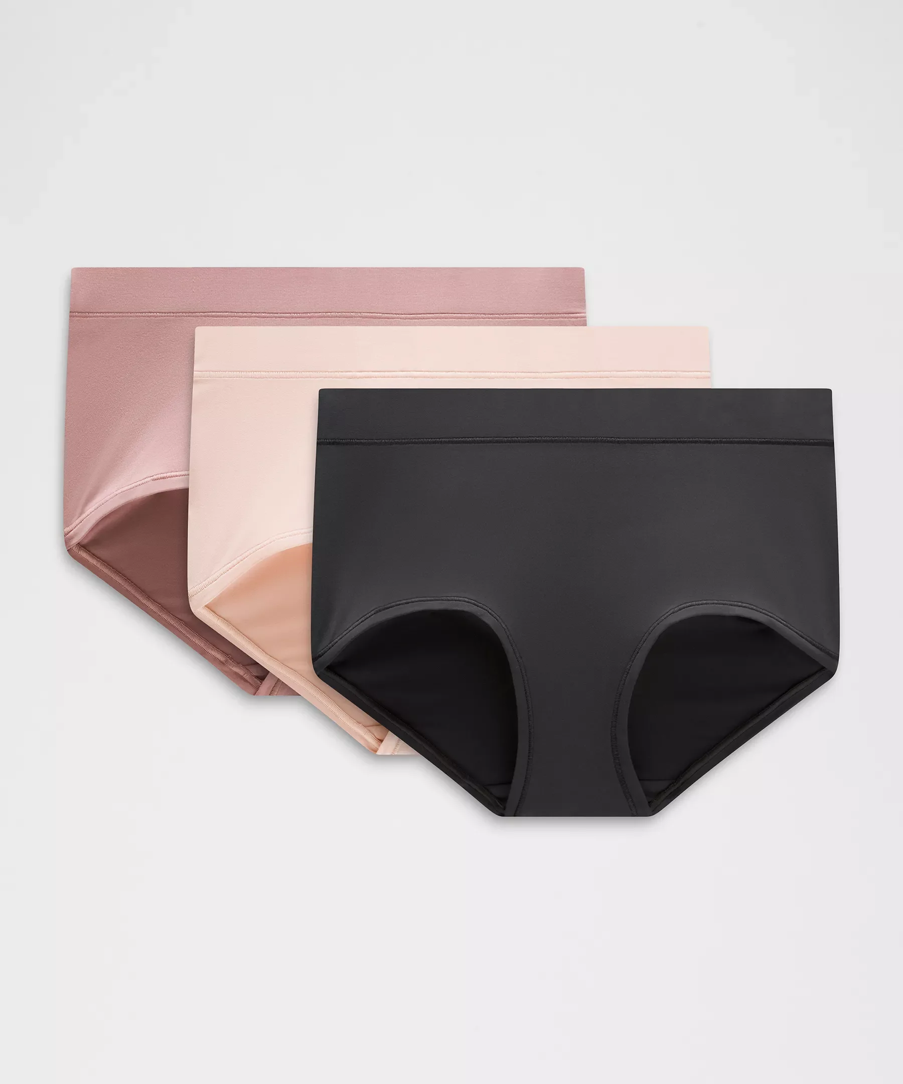UnderEase Mid-Rise Boyshort Underwear 3 Pack - 1