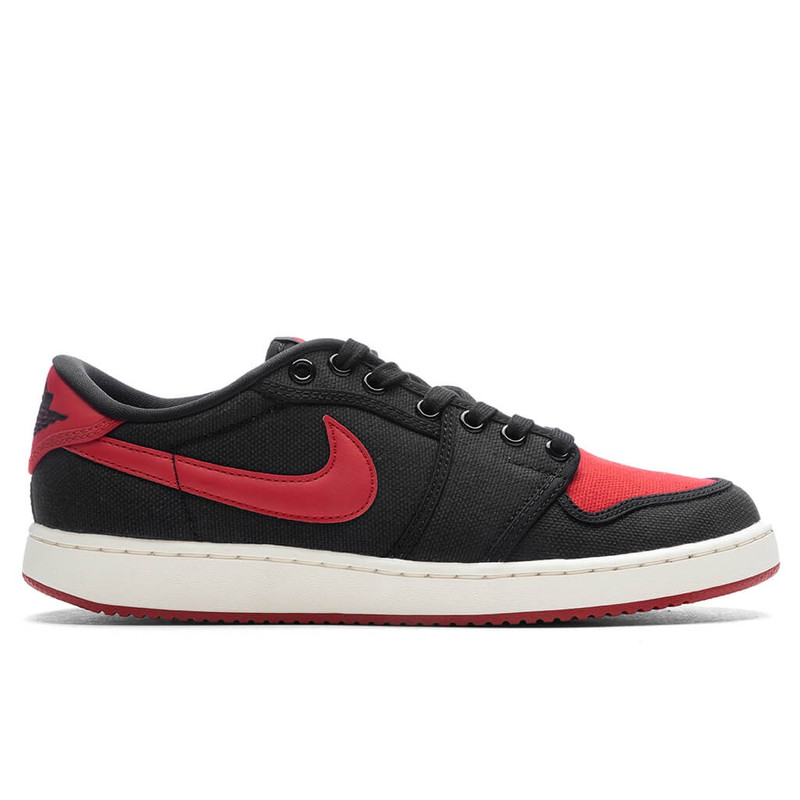 AIR JORDAN KO 1 LOW 'BRED' - BLACK/VARSITY RED/SAIL - 1