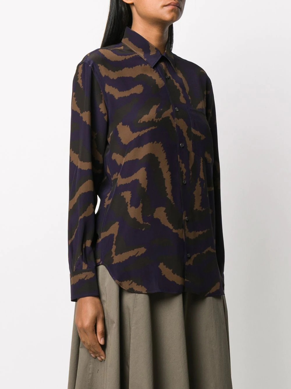 camouflage print shirt - 3