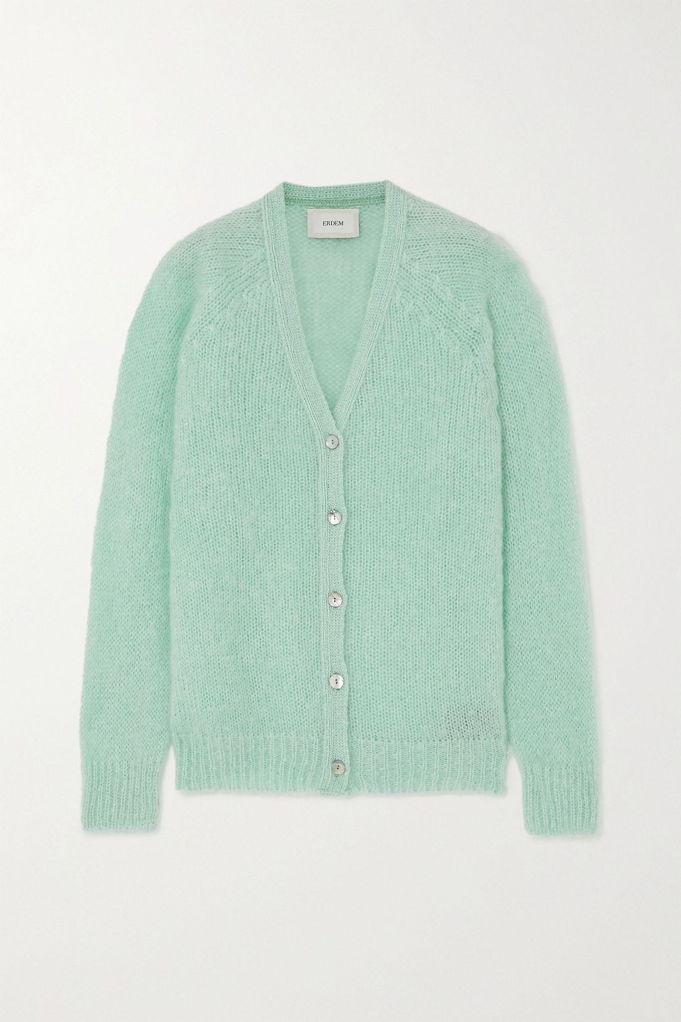 Marcilly mohair-blend cardigan - 1