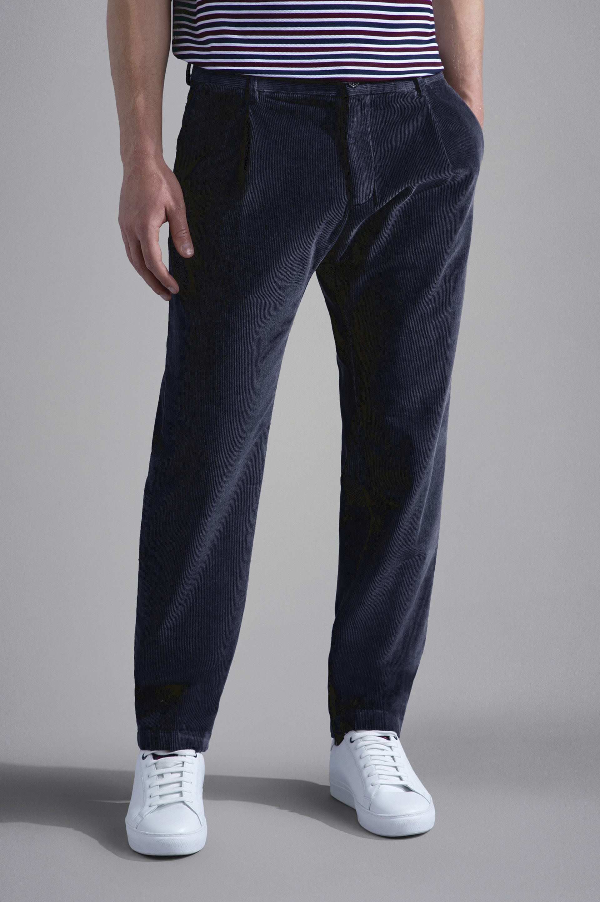 SOFT TOUCH CORDUROY CHINO TROUSERS - 6