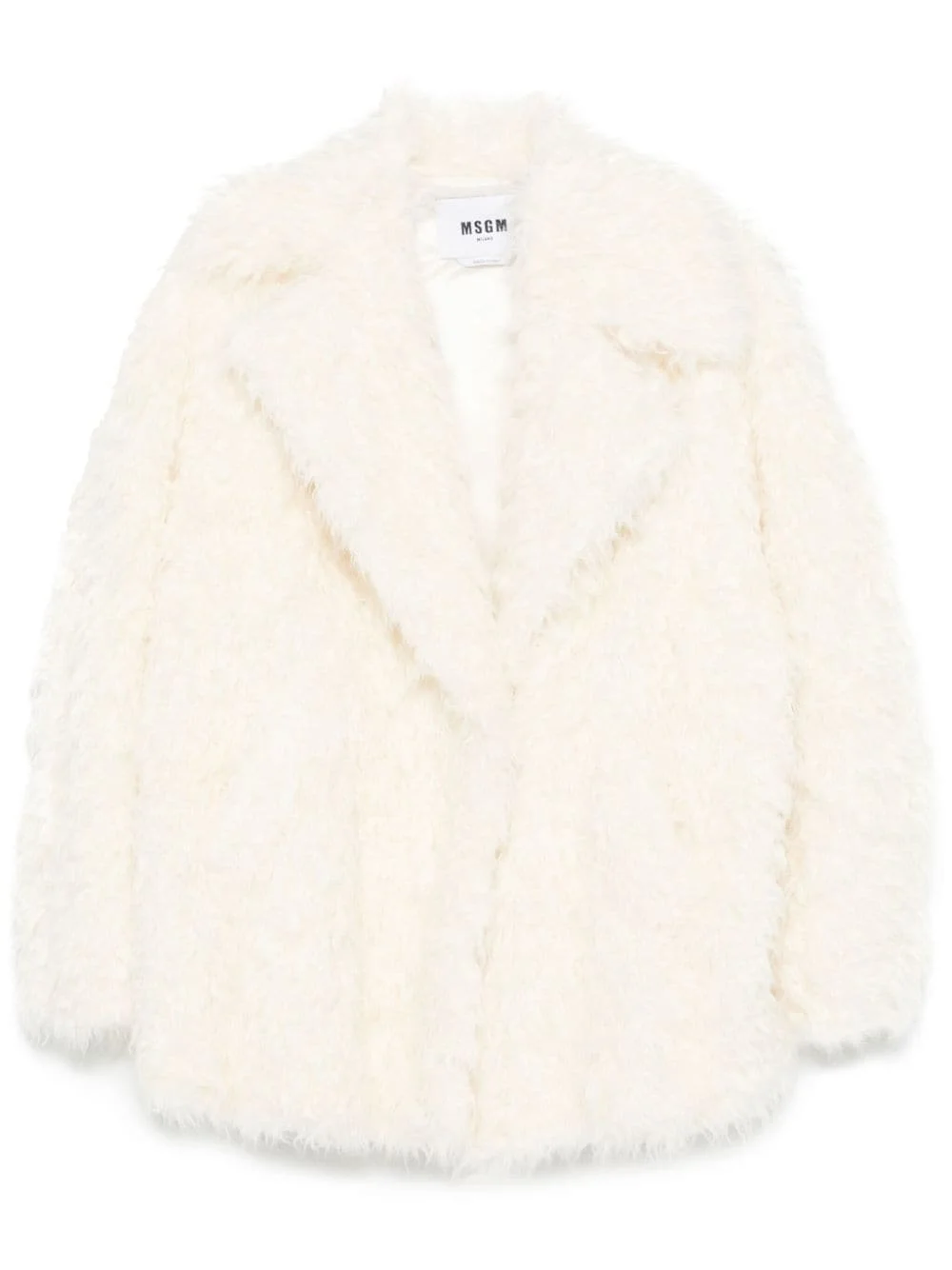 faux-fur coat - 1