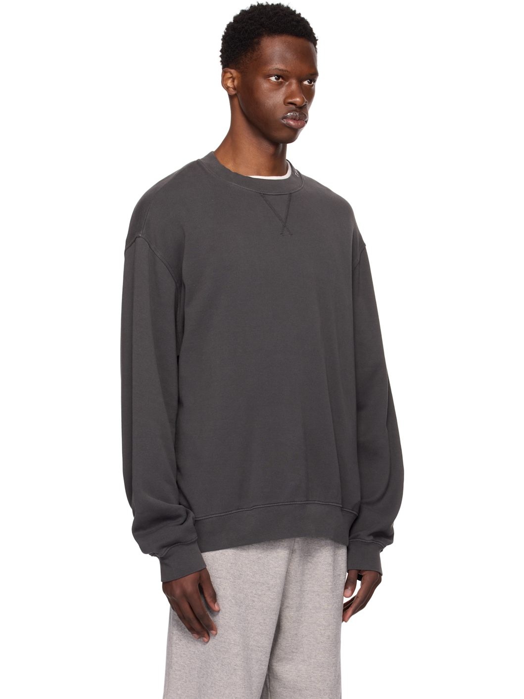 Gray Daily Crew Sweatshirt - 2