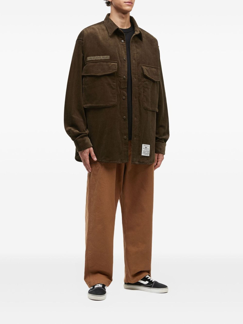 ALPHA INDUSTRIES corduroy pocket-detail shirt outlook
