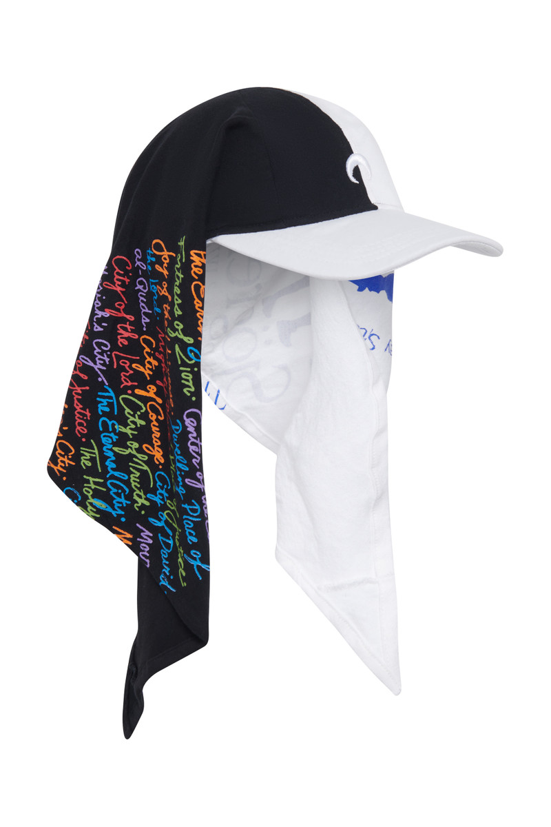 Marine Serre Regenerated Graphic T-Shirt Veiled Cap outlook