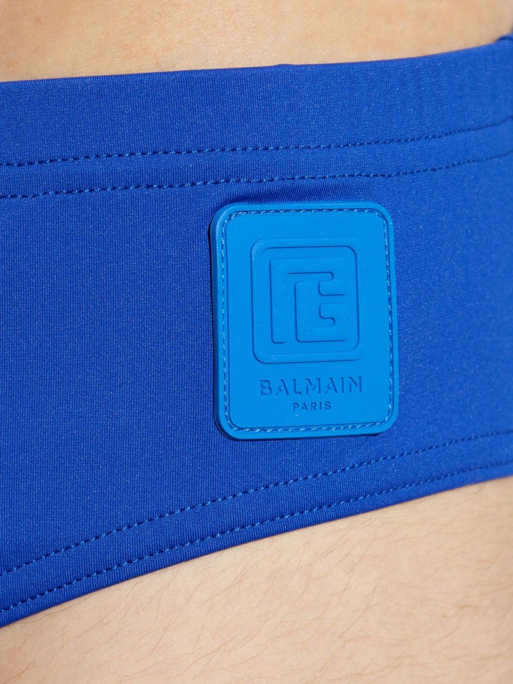logo-appliqué swim briefs - 4