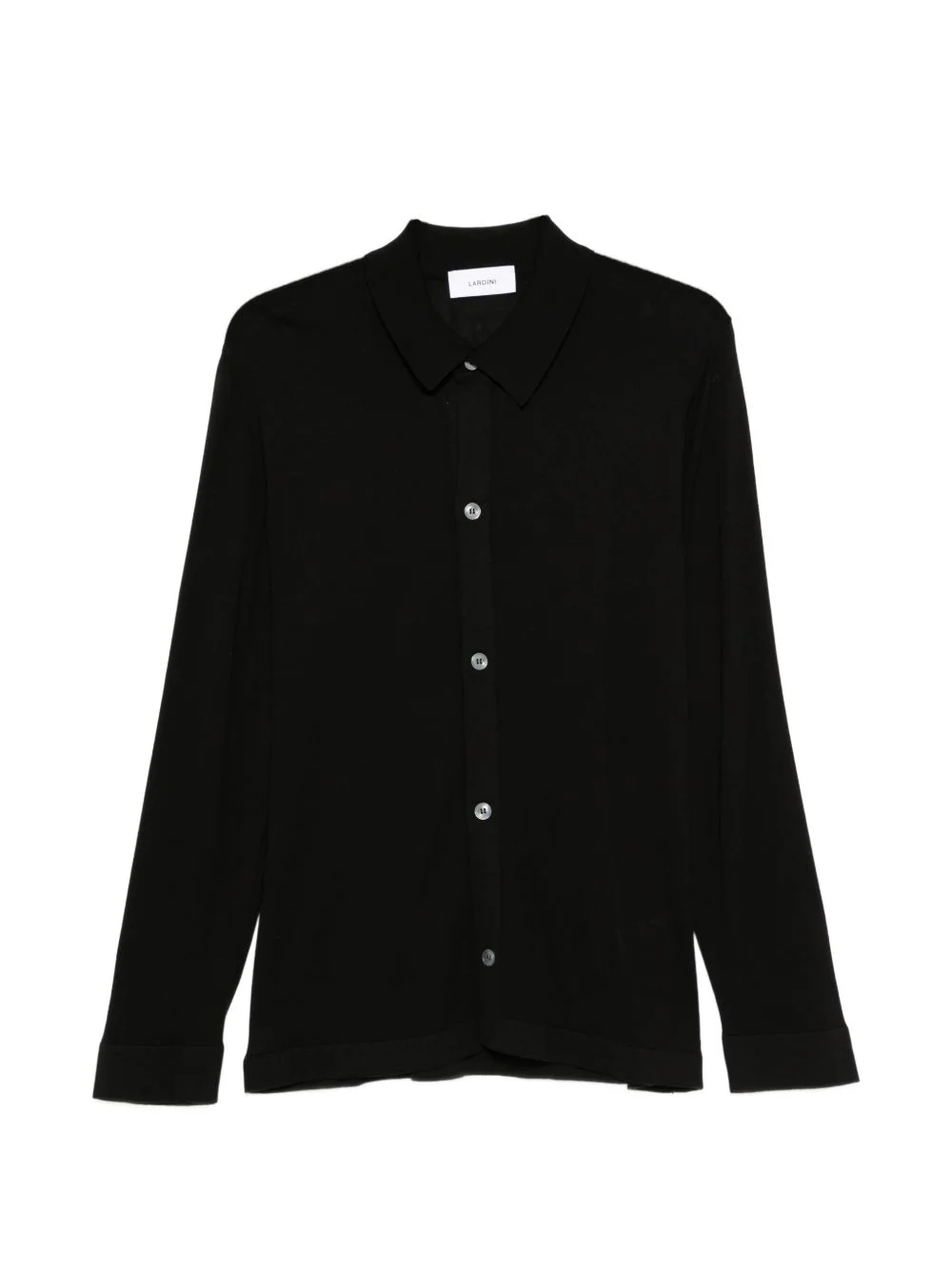buttoned knitted shirt - 1