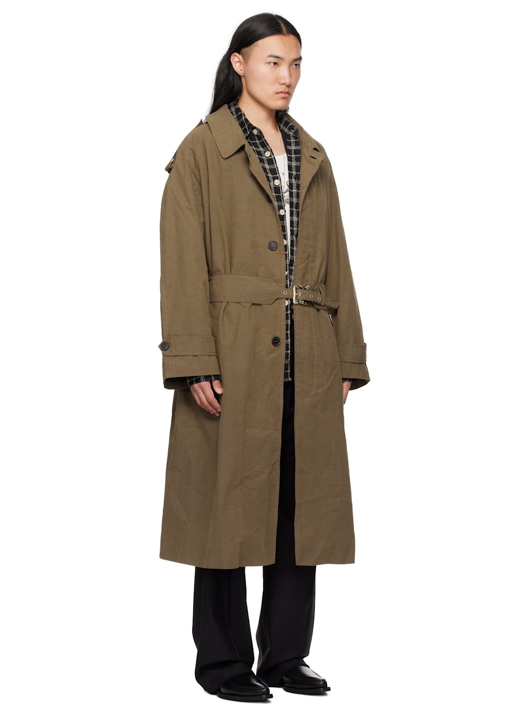 Khaki Museum Sunday Trench Coat - 2