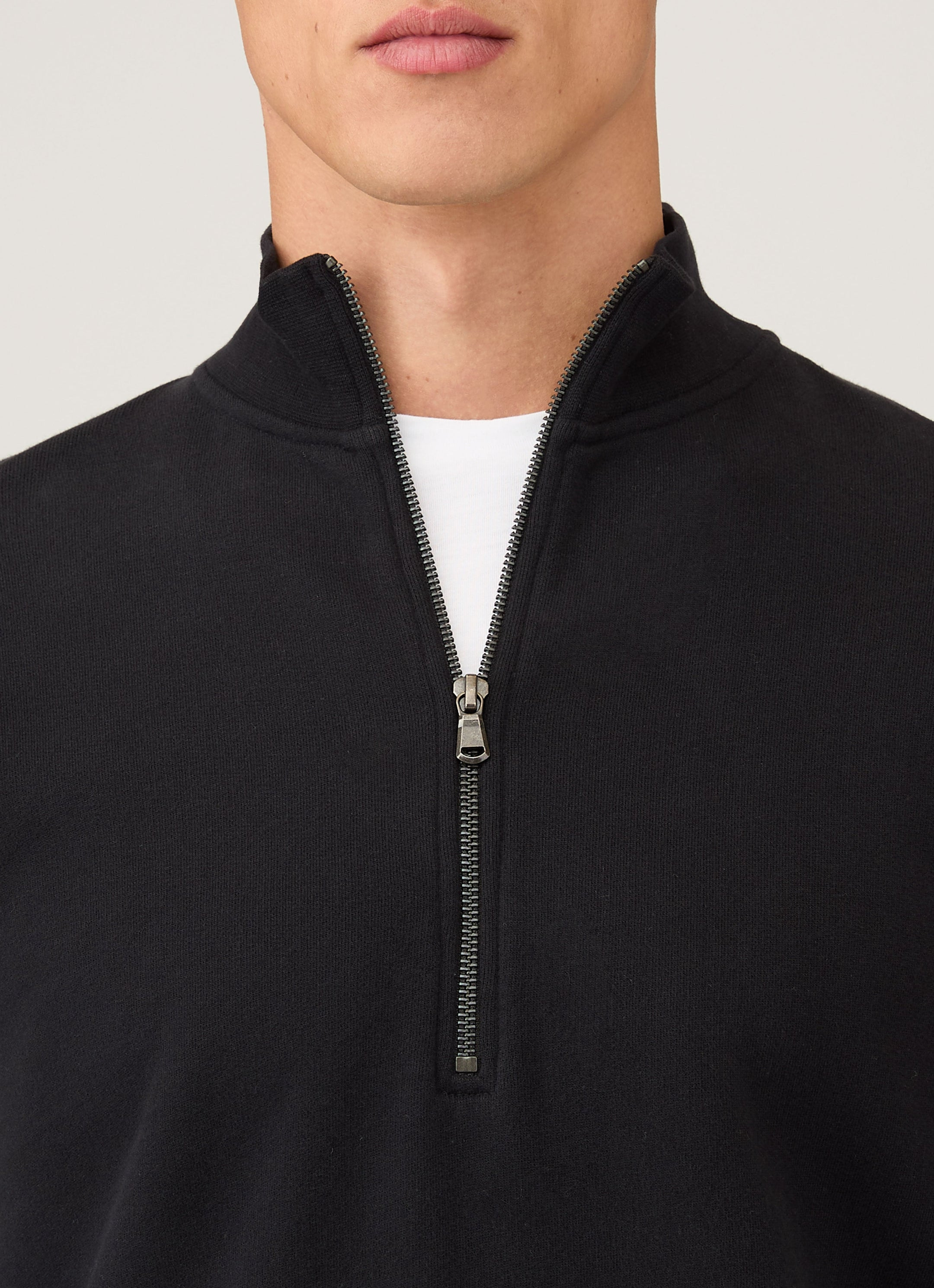Half Zip Loopback Sweatshirt - 6