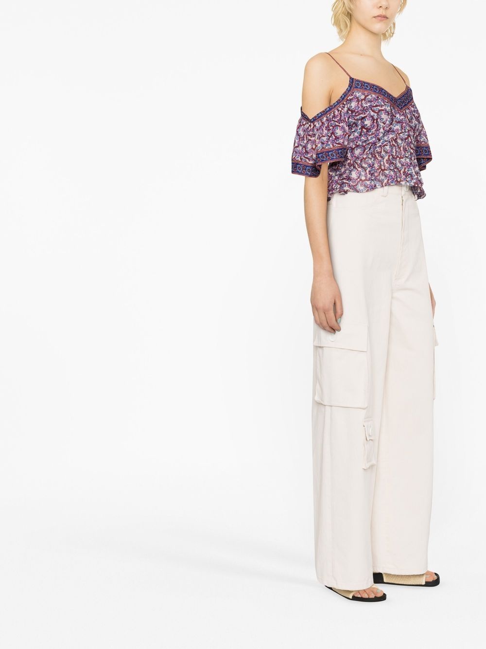 Garuva floral-print blouse - 4