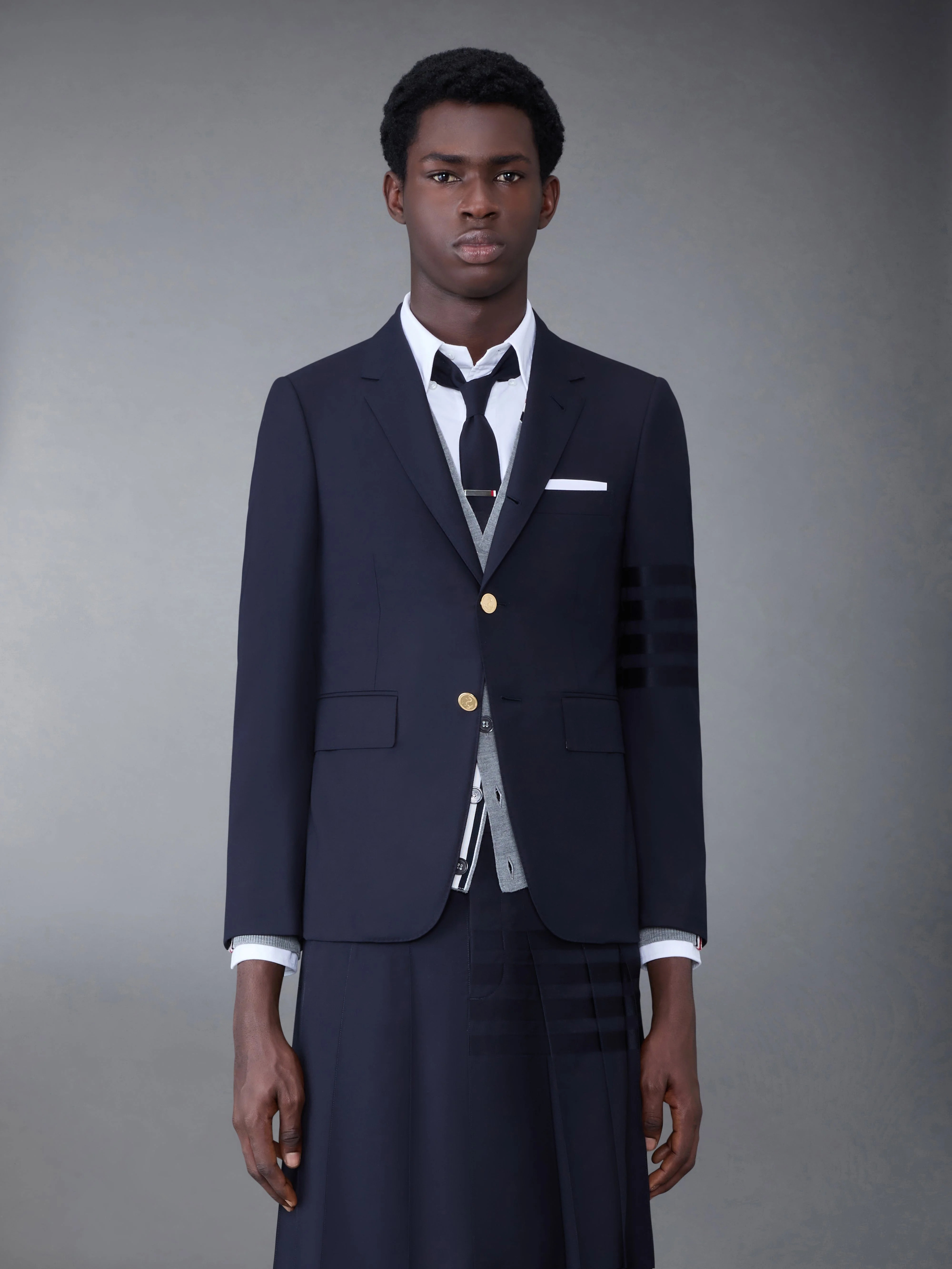 Plain Weave 4-Bar Classic Sport Coat - 1