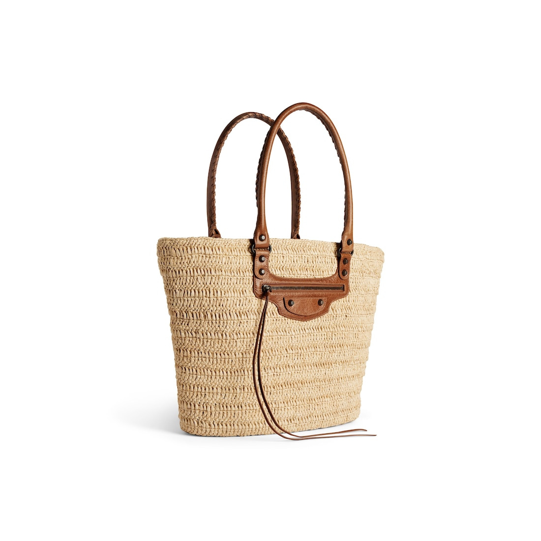Women's Le City Medium Basket in Natural/camel - 2