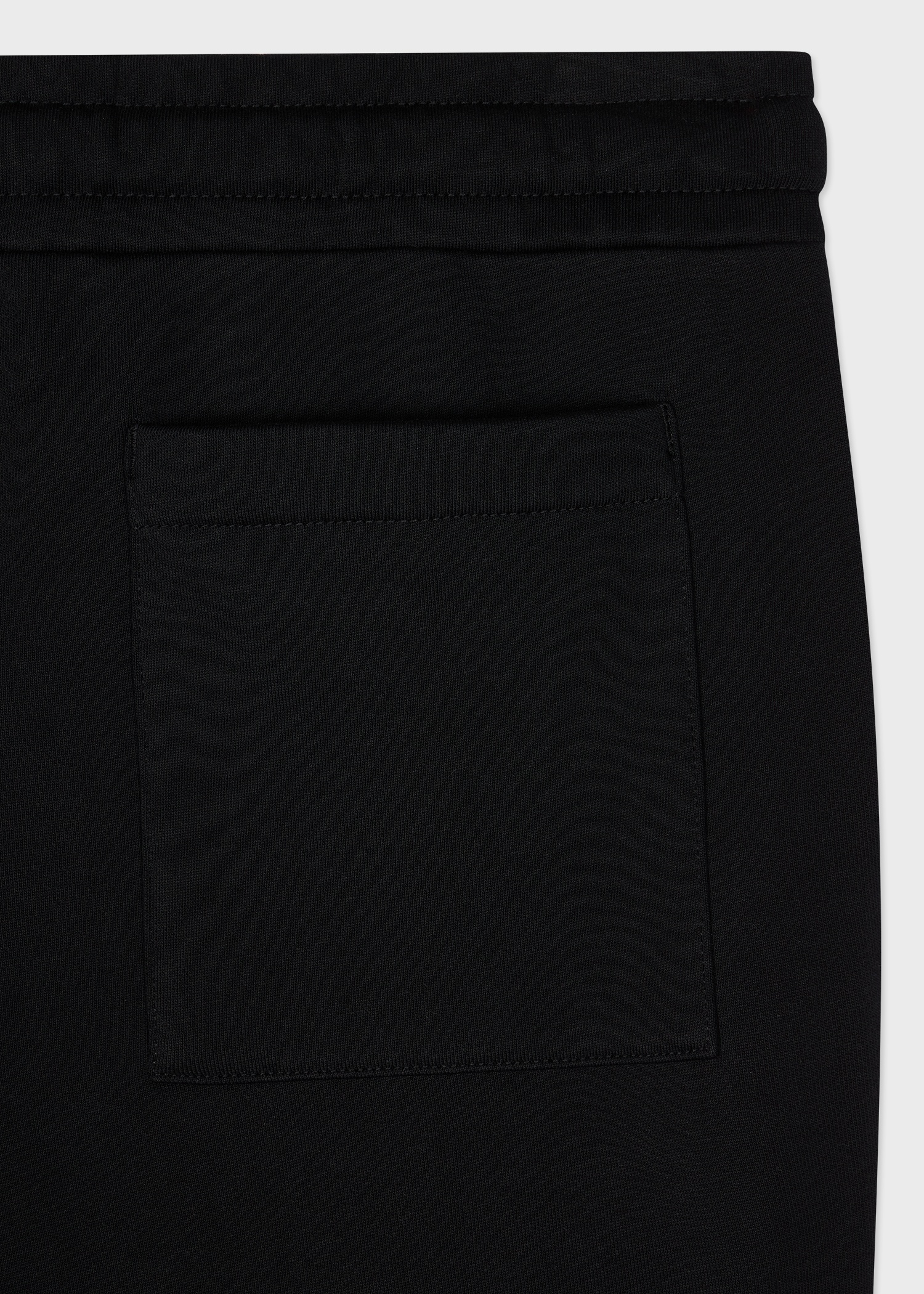 Black 'Happy' Embroidery Sweatpants - 2