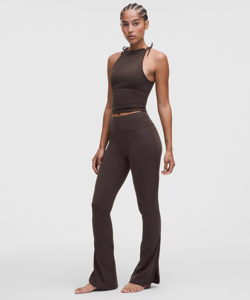 Nulu Satiny-Trim Tie Detail Tank Top *Light Support, B/C Cup 3