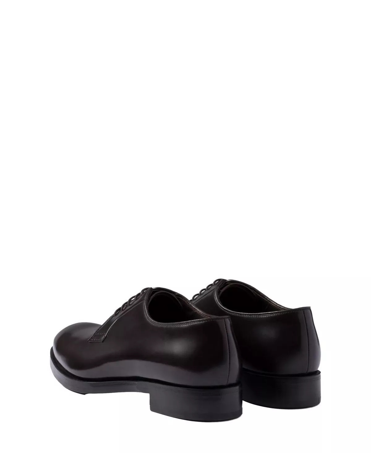 Men's Brushed Leather Lace-Up Shoes - 4