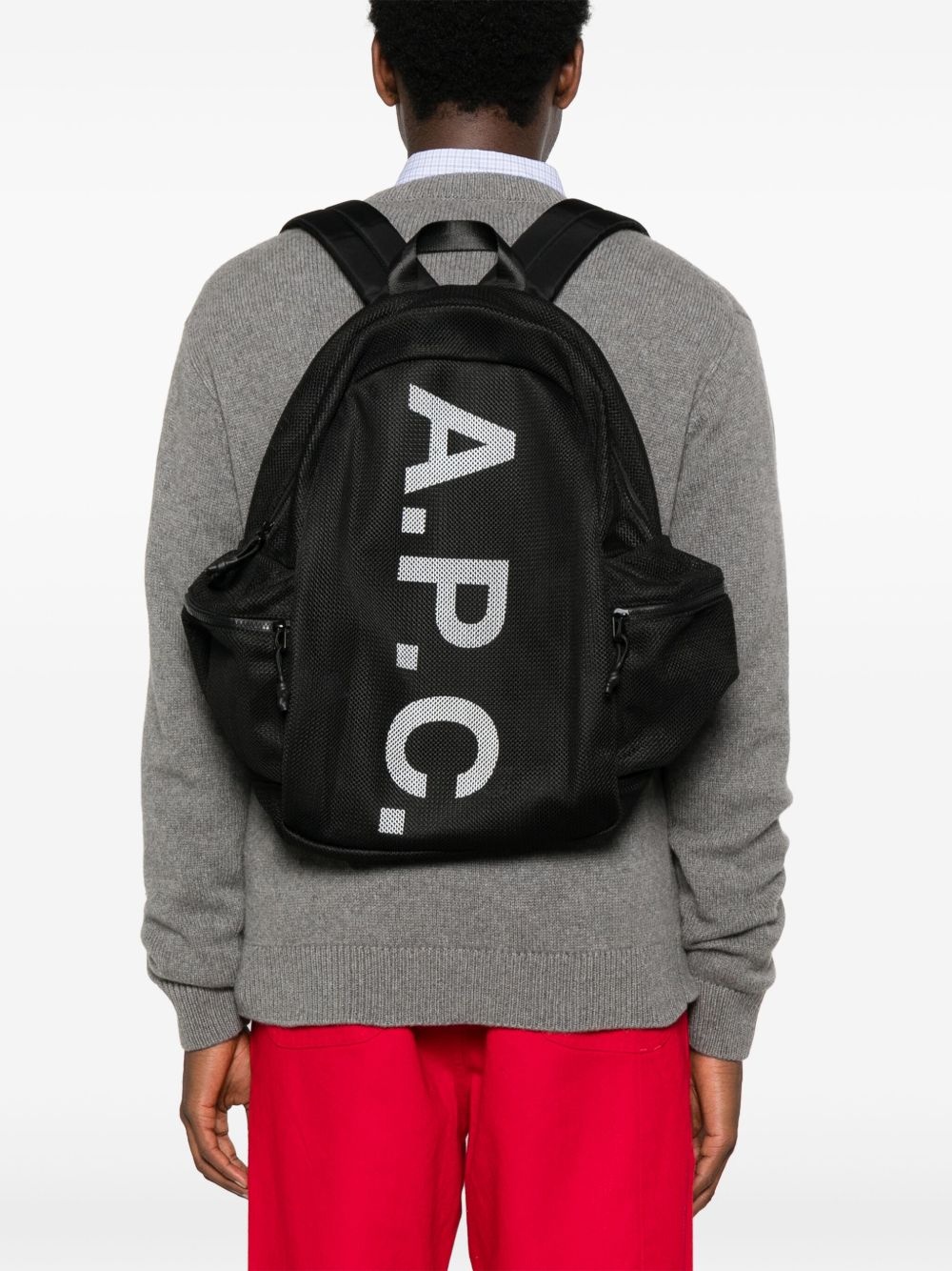 logo-print backpack - 2