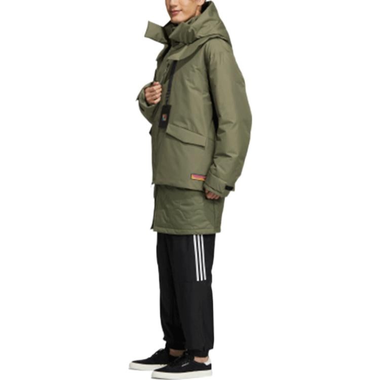 adidas originals Detachable Multiple Pockets Sports Stay Warm Down Jacket Green GT7285 - 7