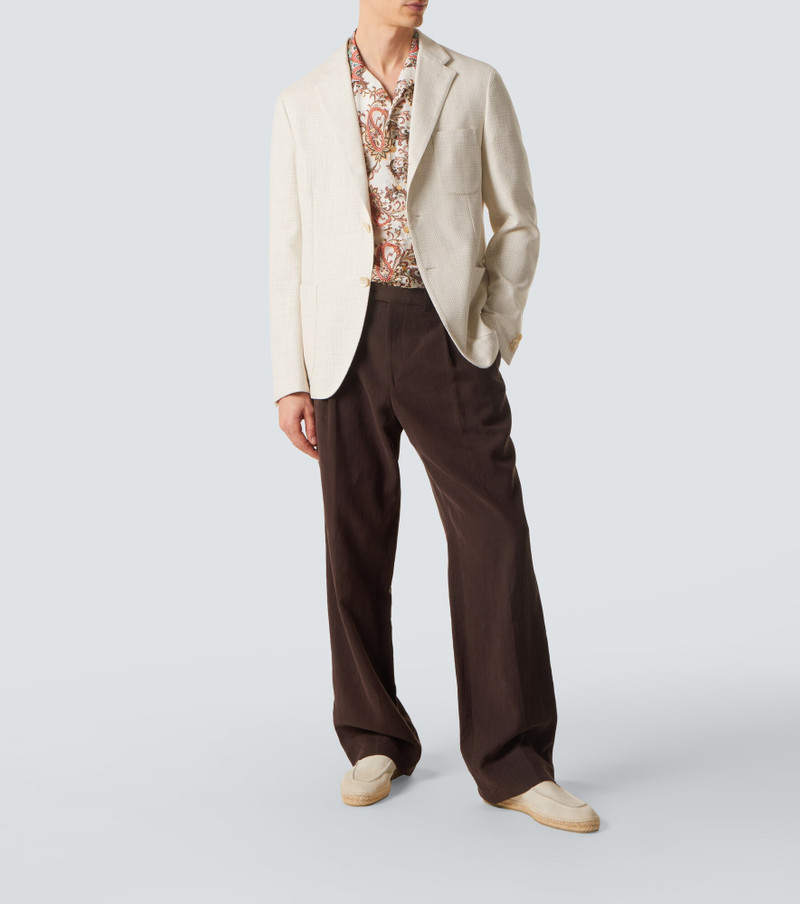 Etro Cotton and wool blazer outlook