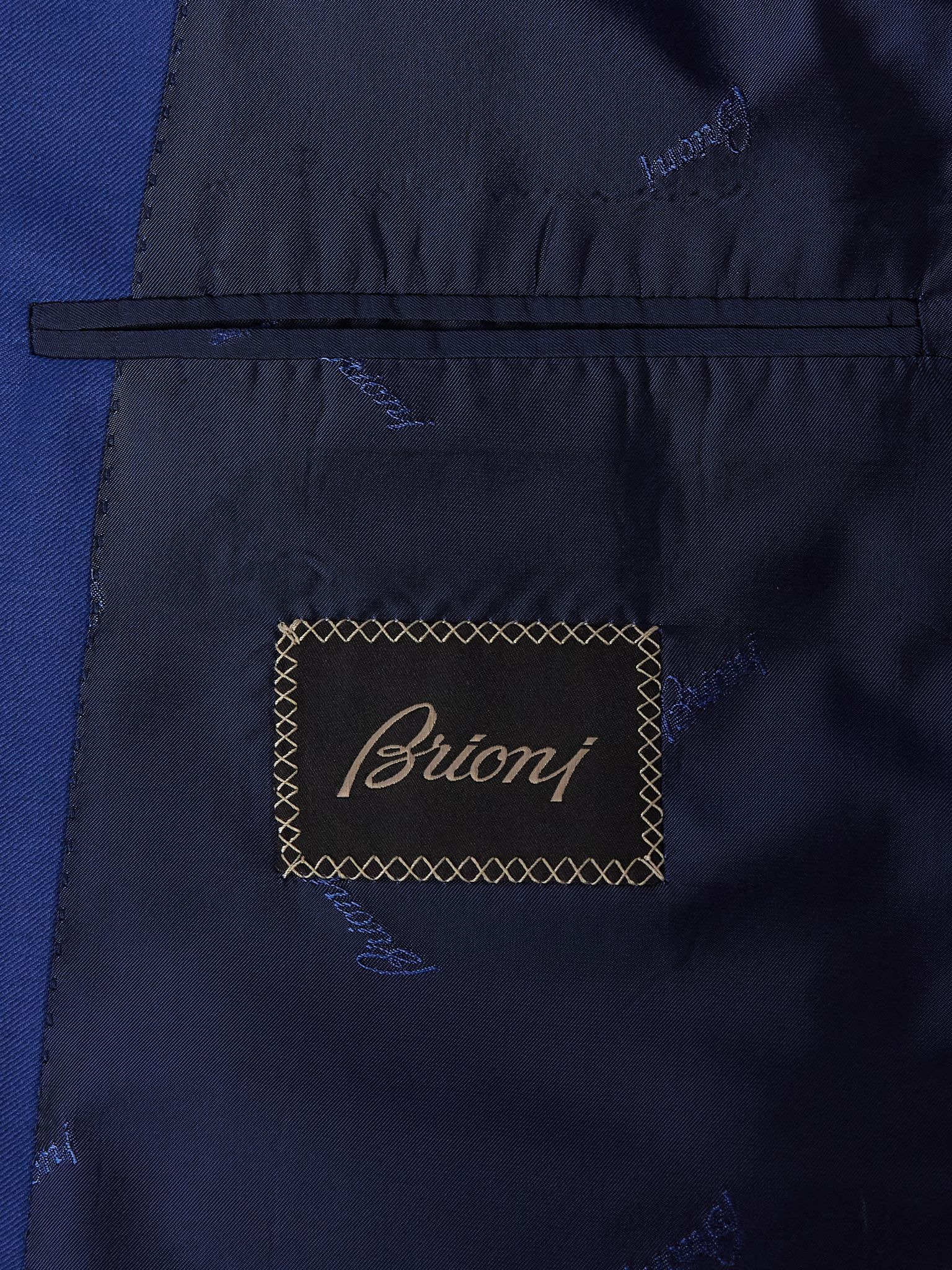 Trevi Slim-Fit Wool-Twill Suit Jacket Blue - 5