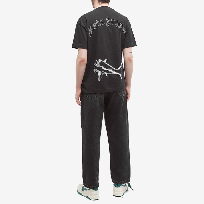 Palm Angels Palm Angels Broken Shark T-Shirt outlook