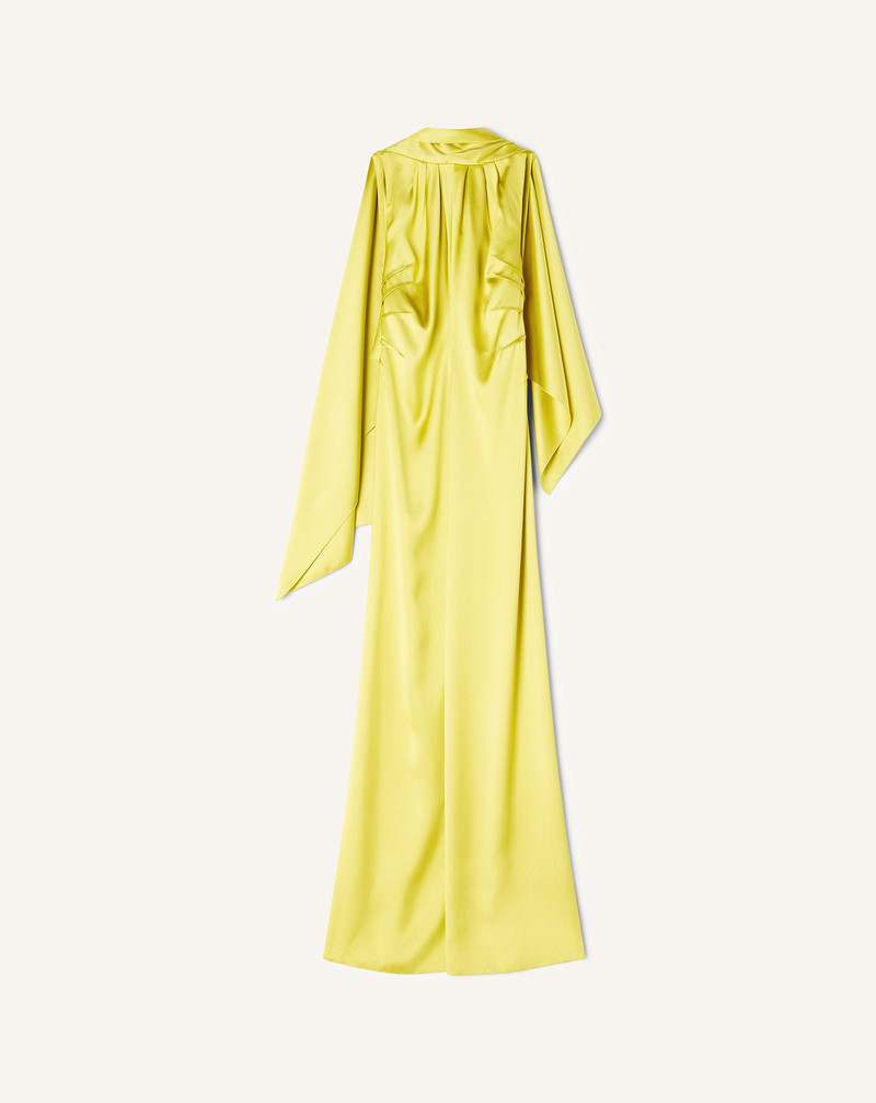 LONG SATIN DRESS 1