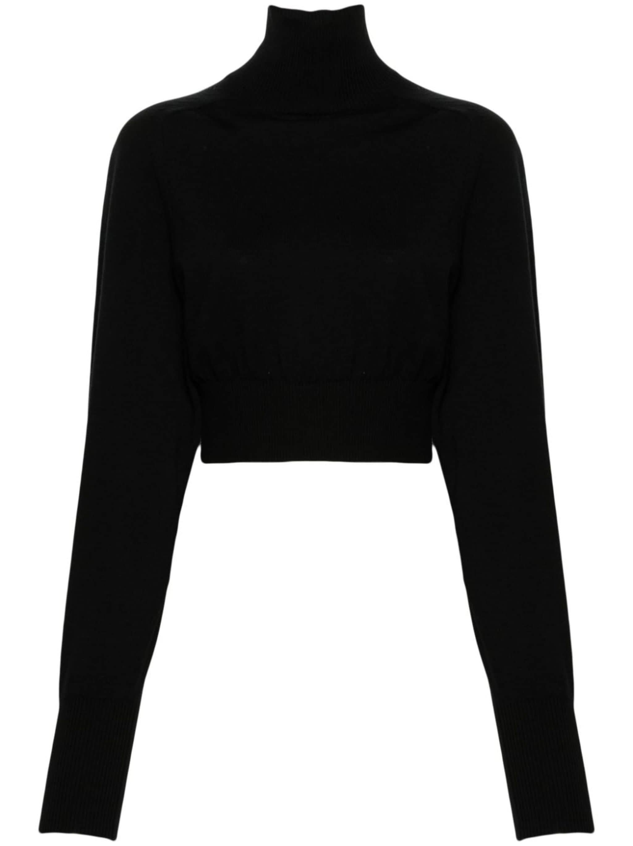 roll-neck wool jumper - 1