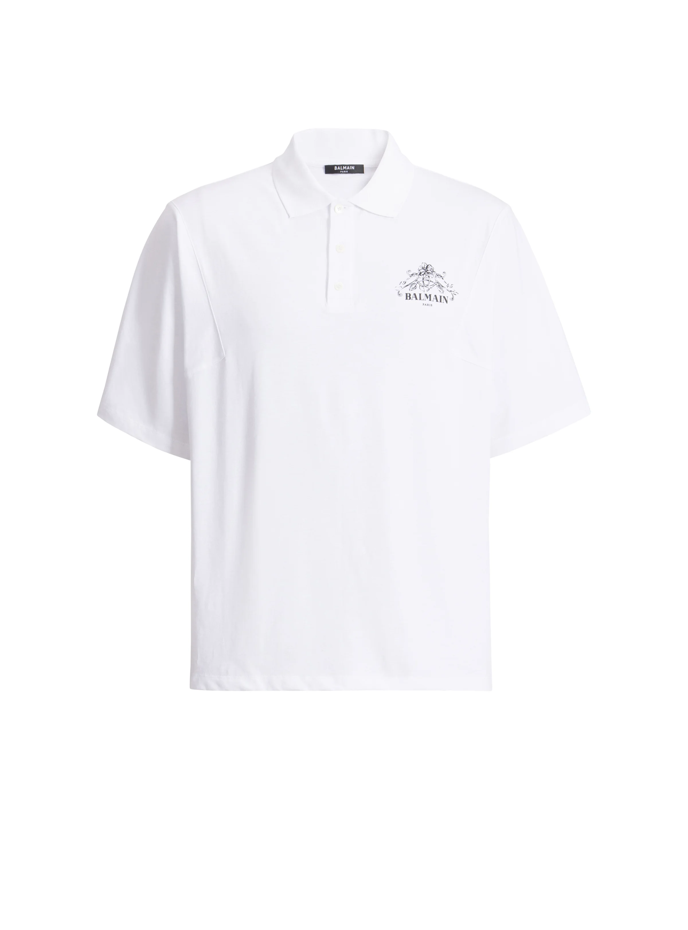 Printed Balmain Vine polo - 1