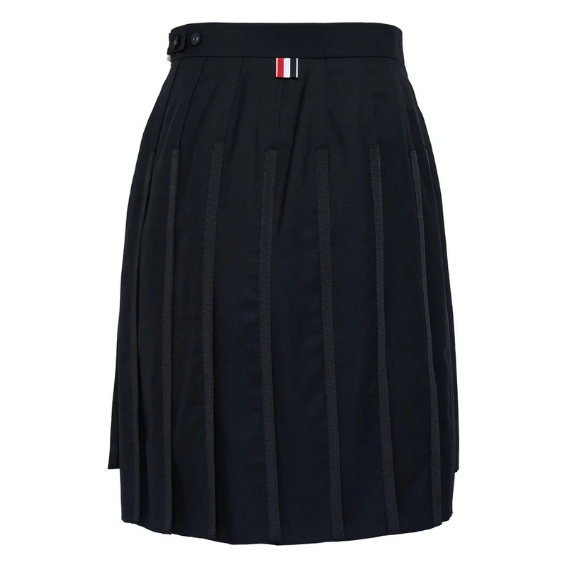 Thom Browne Bermuda Length Classic Pleated Skirt outlook
