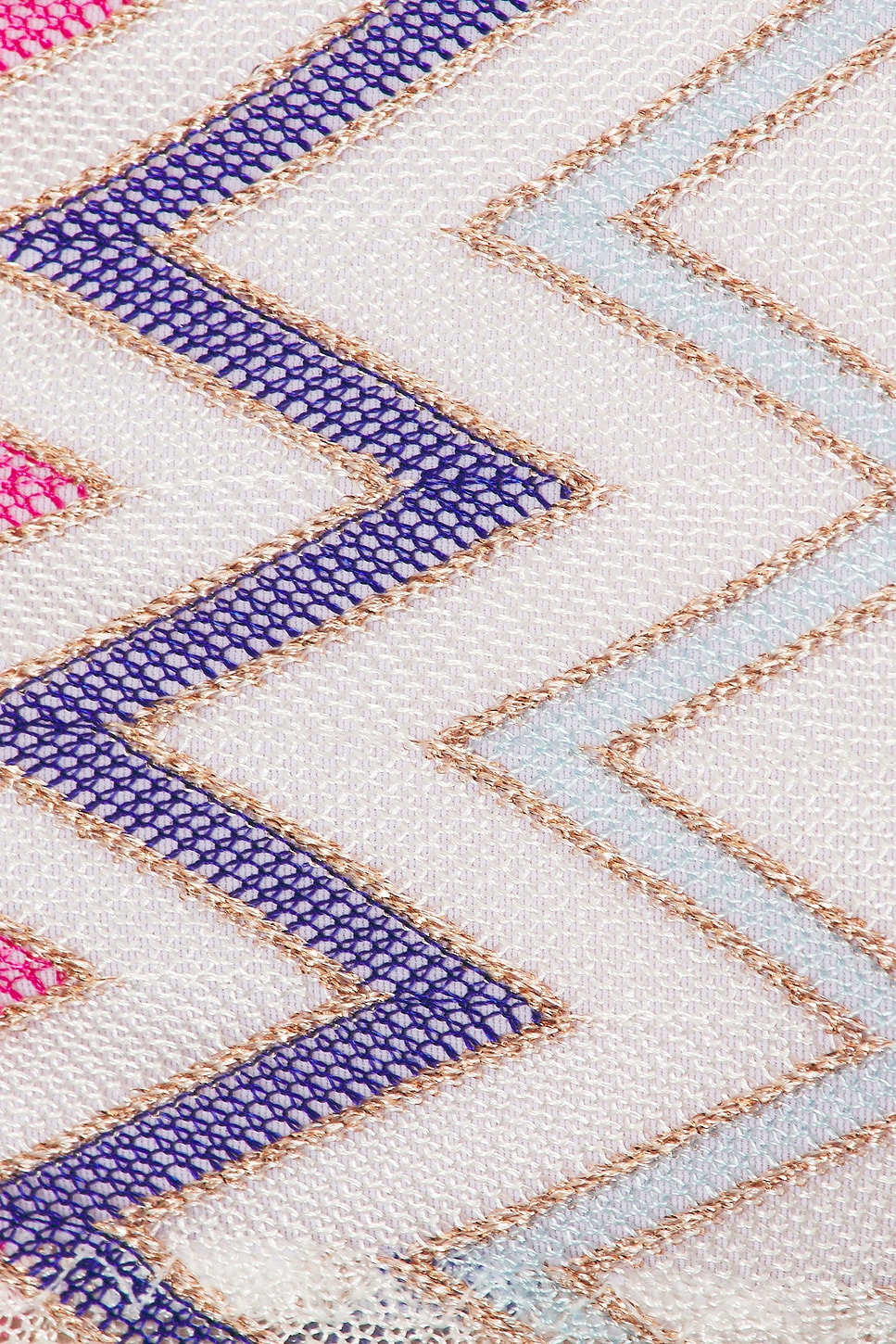 Zig Zag One Shoulder Bikini Set - 6