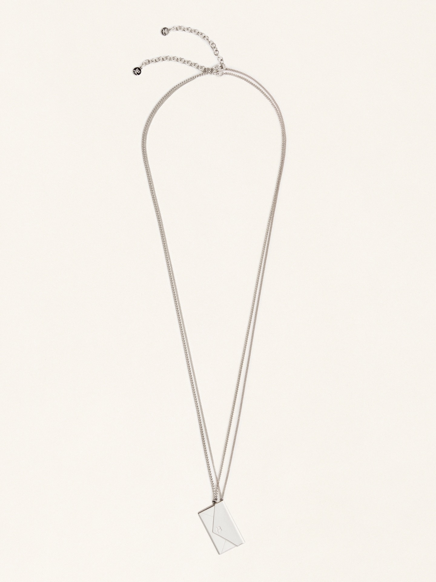 ENVELOPE DOUBLE CHAINS NECK - 1