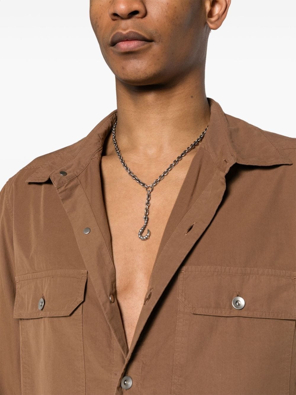 button-up cotton shirt - 5