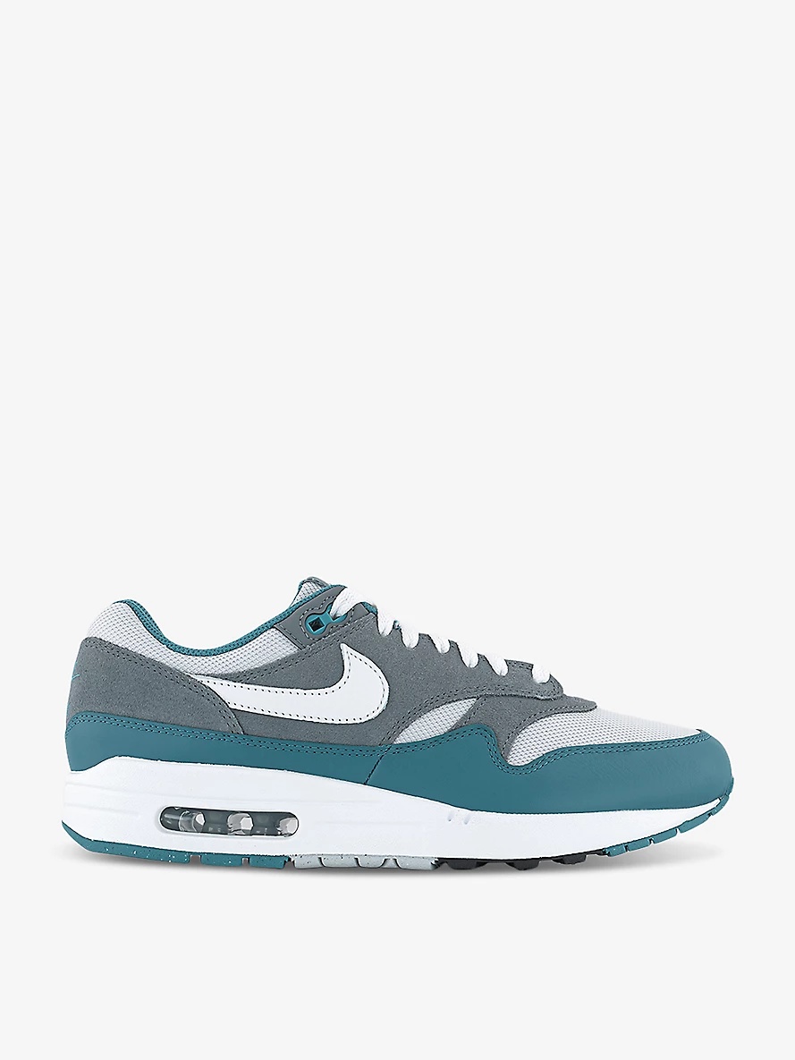 Air Max 1 panelled suede low-top trainers - 1