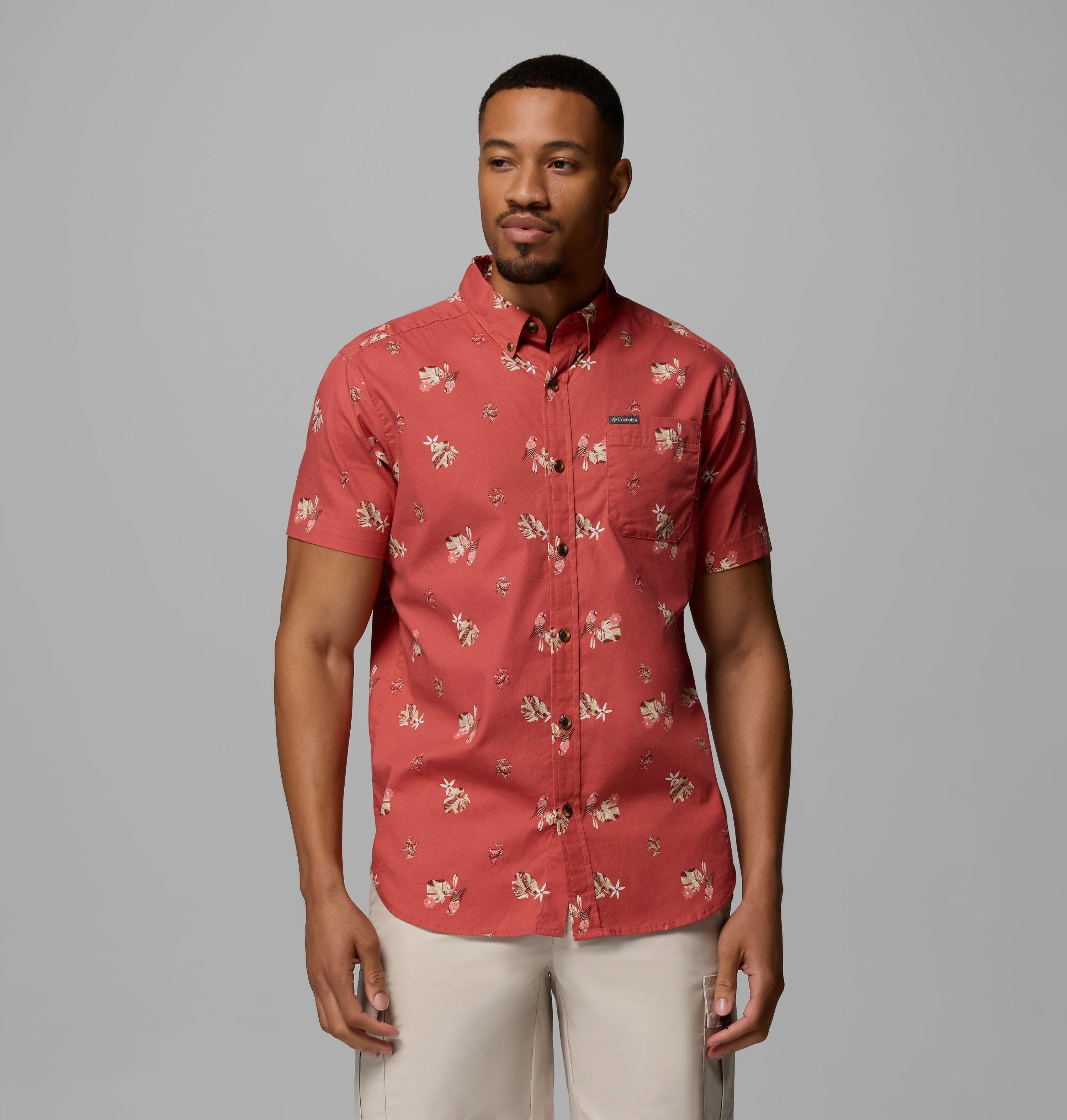 Men's Rapid Rivers Printed Short Sleeve Shirt - 1