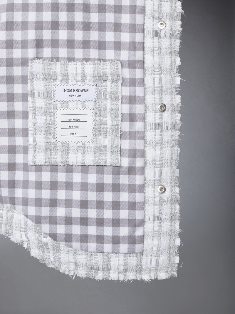 GINGHAM TWEED UTILITY JACKET 6