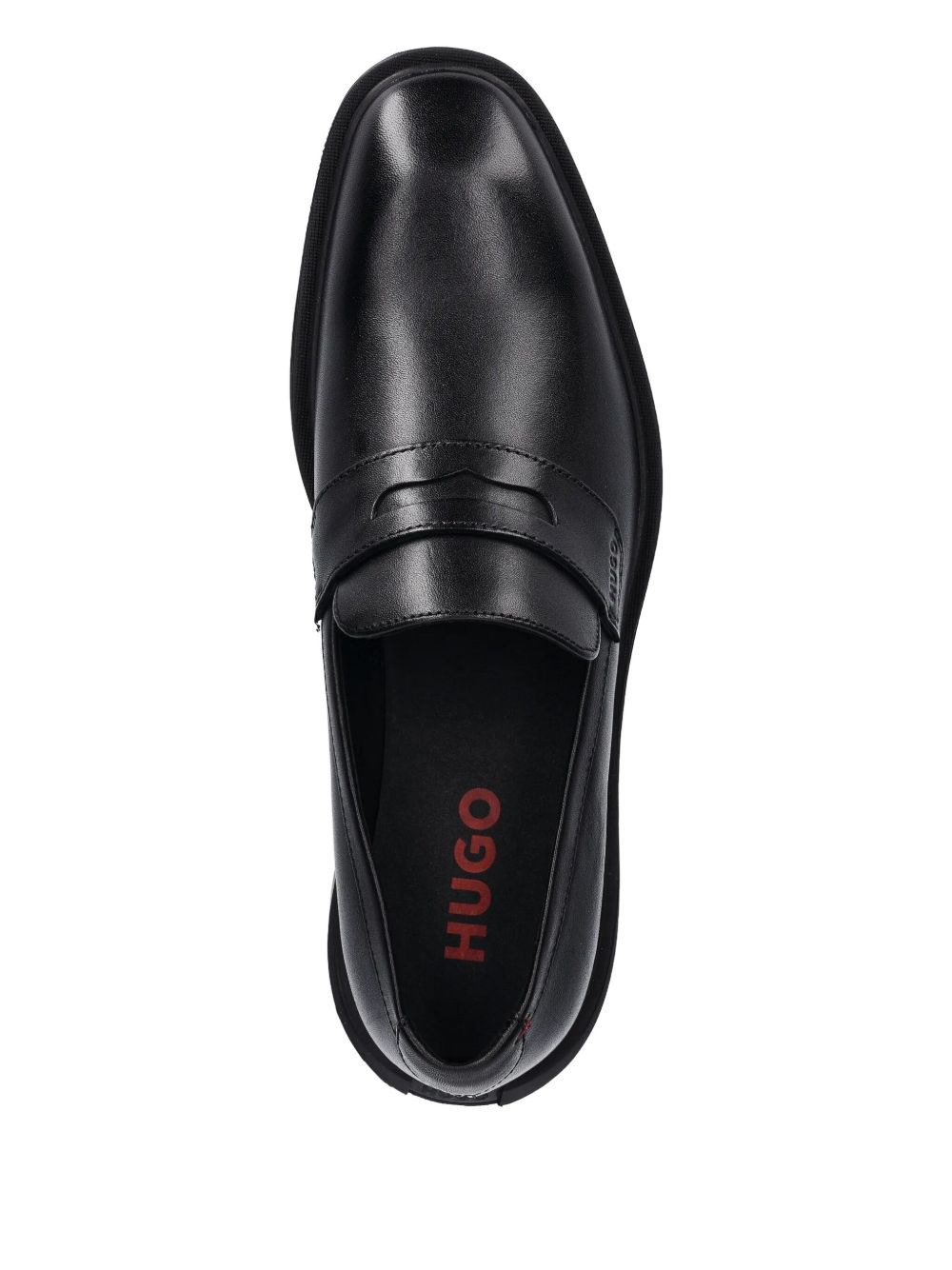 penny leather loafers - 3