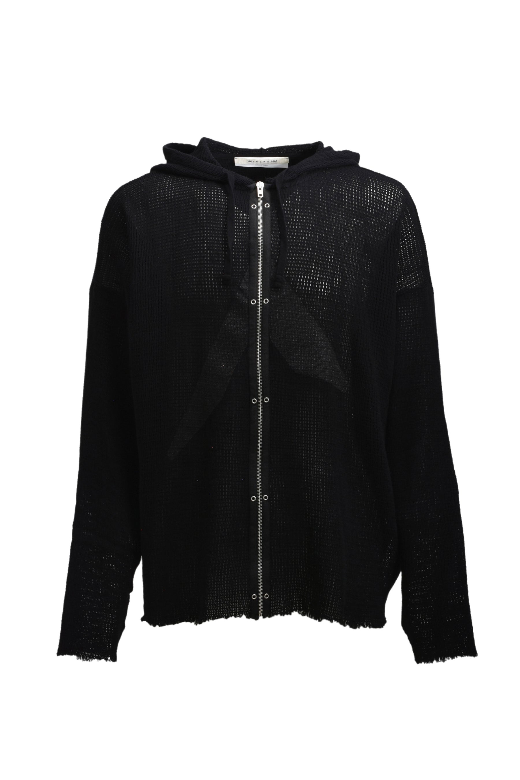 トップス 1017 ALYX 9SM Mesh Longsleeve Hooded 1017 ALYX 9SM LONGSLEEVE HOODED MESH TEE / BLK | nubiantokyo