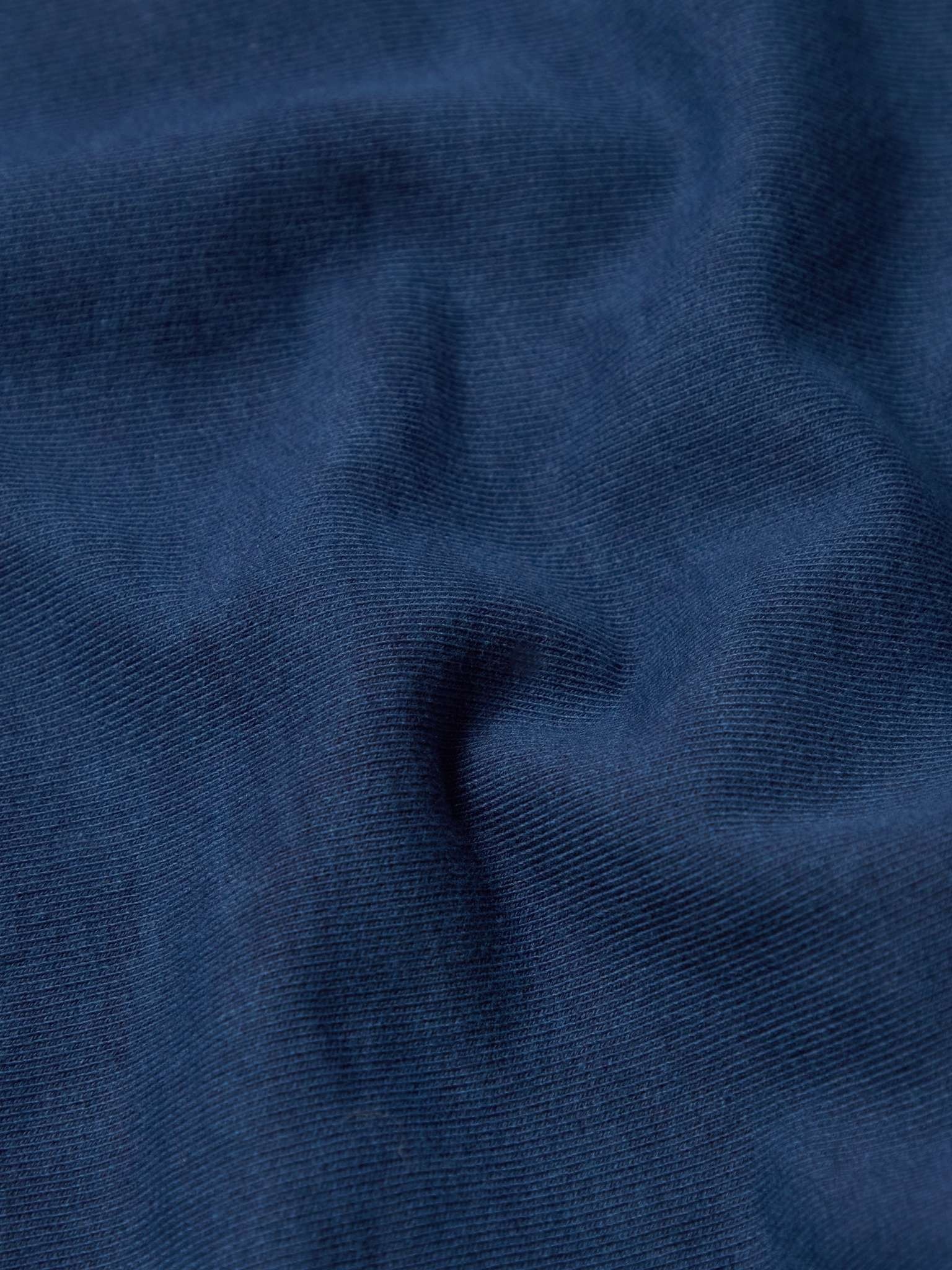 Indigo-Dyed Cotton-Jersey Hoodie - 3