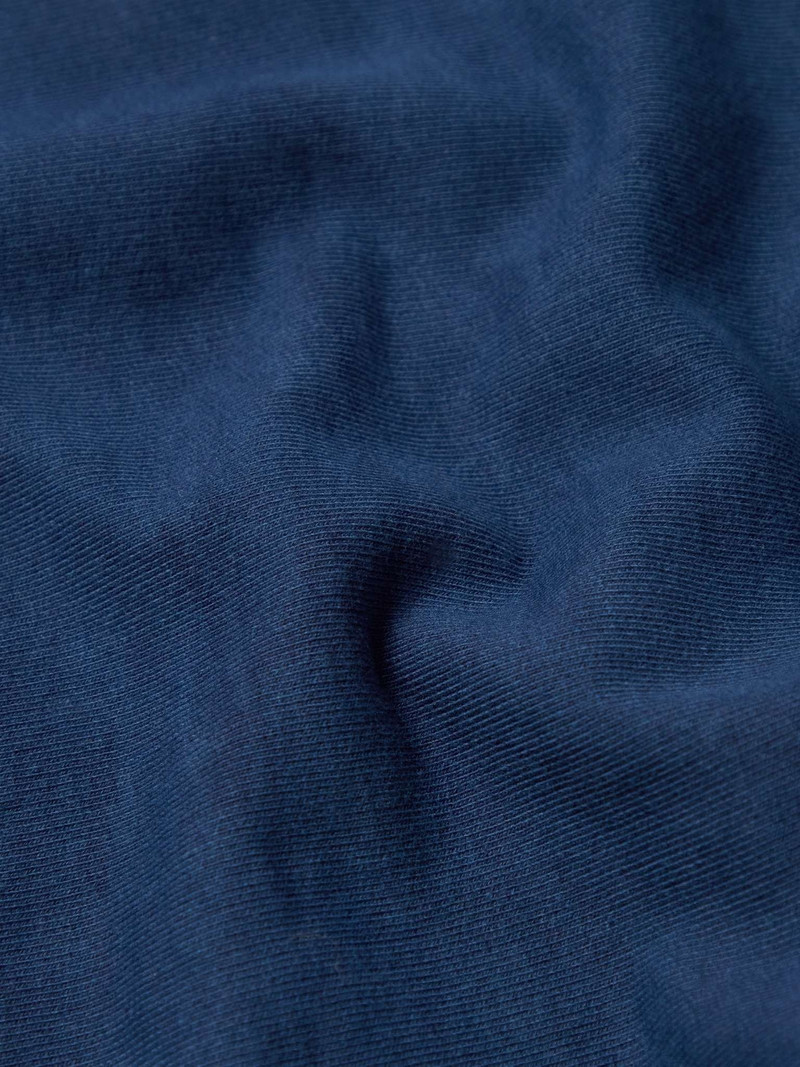 Indigo-Dyed Cotton-Jersey Hoodie 3