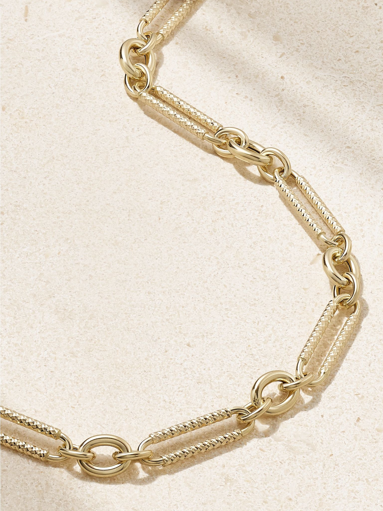 Extra Small Links 14-karat gold necklace Gold - 4