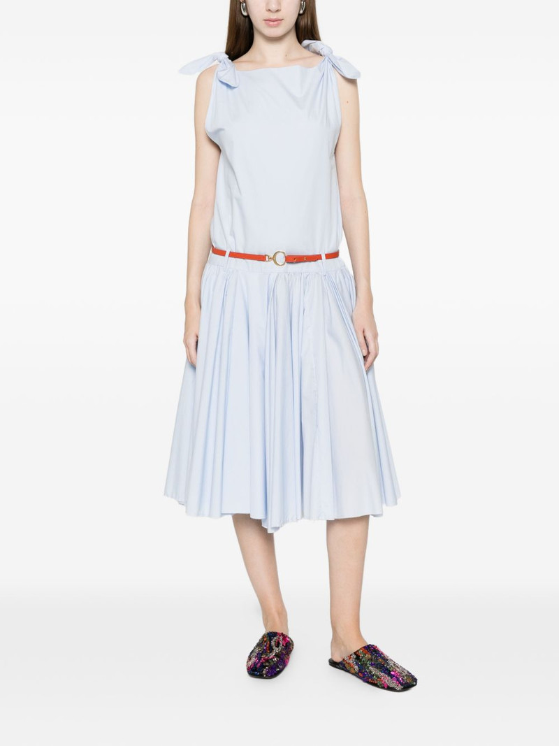 N°21 tie strap gathered dress outlook