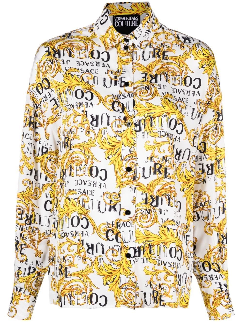 baroque logo-print shirt - 1