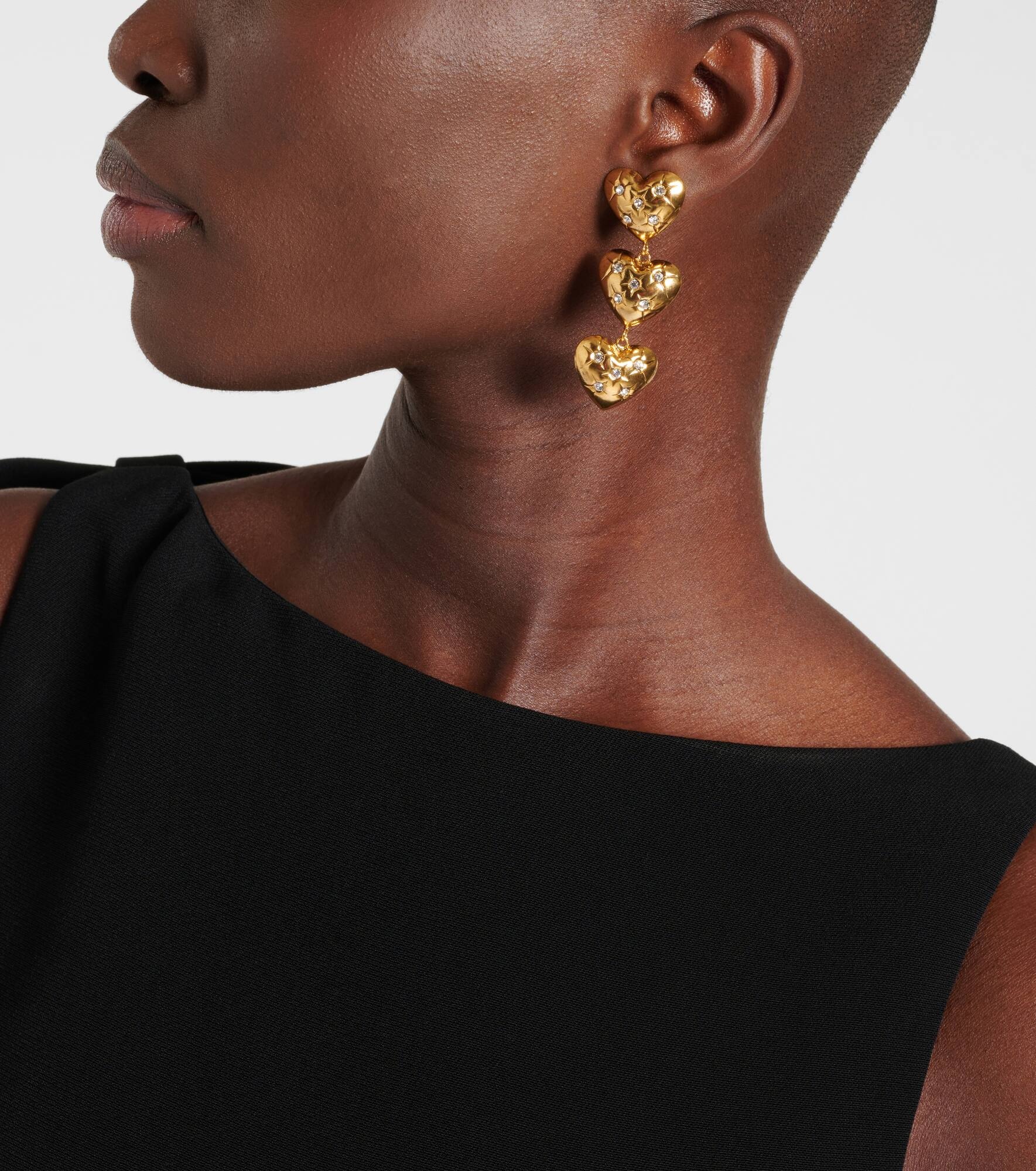 Harlow crystal-embellished drop earrings - 6