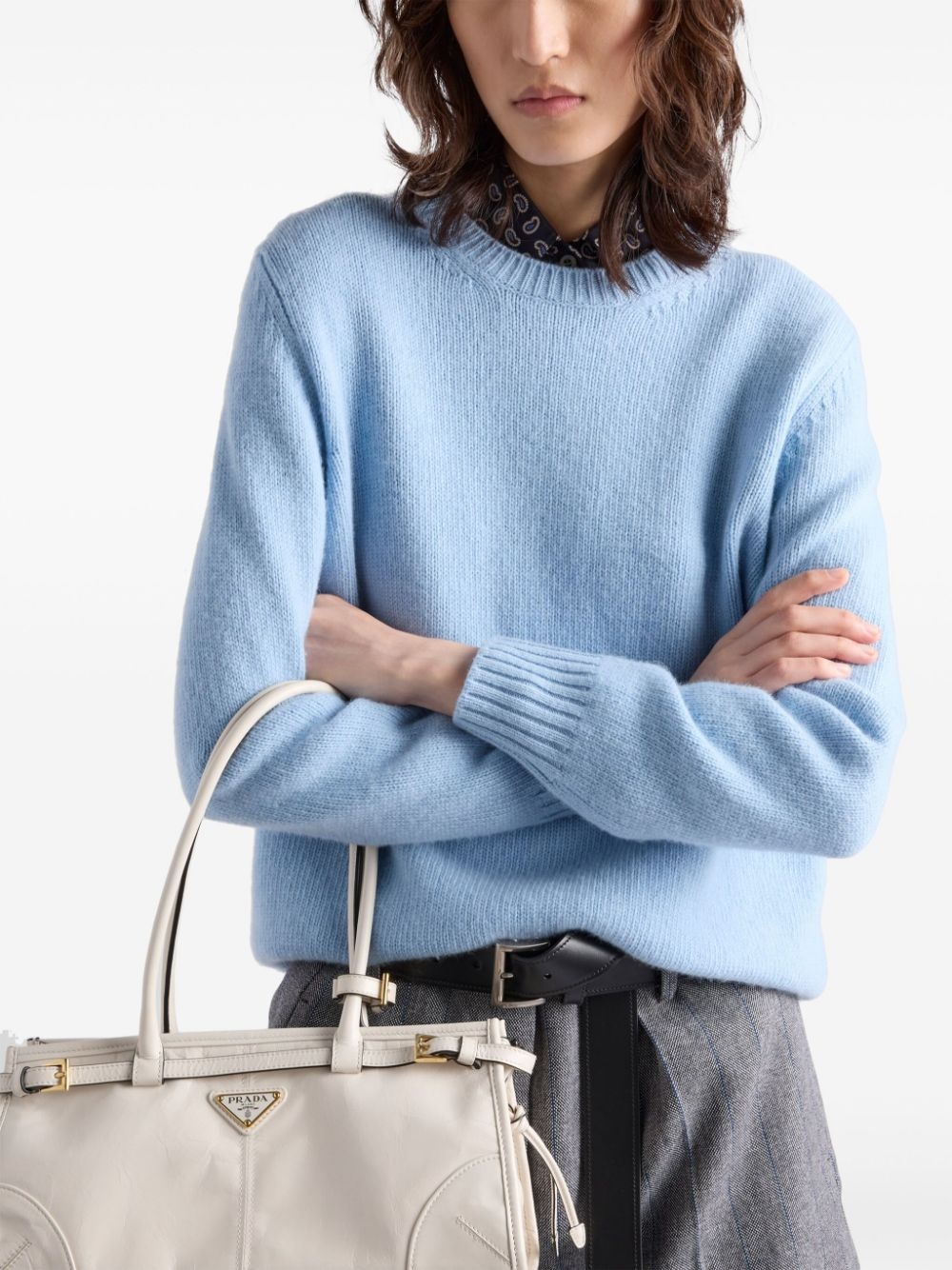 Wool and cashmere crew-neck sweater - 2