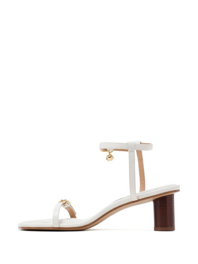 JW Anderson Paw leather sandals outlook